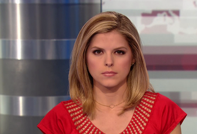 A current co-anchor of the At This Hour with Berman and Bolduan, Kate Boldu...